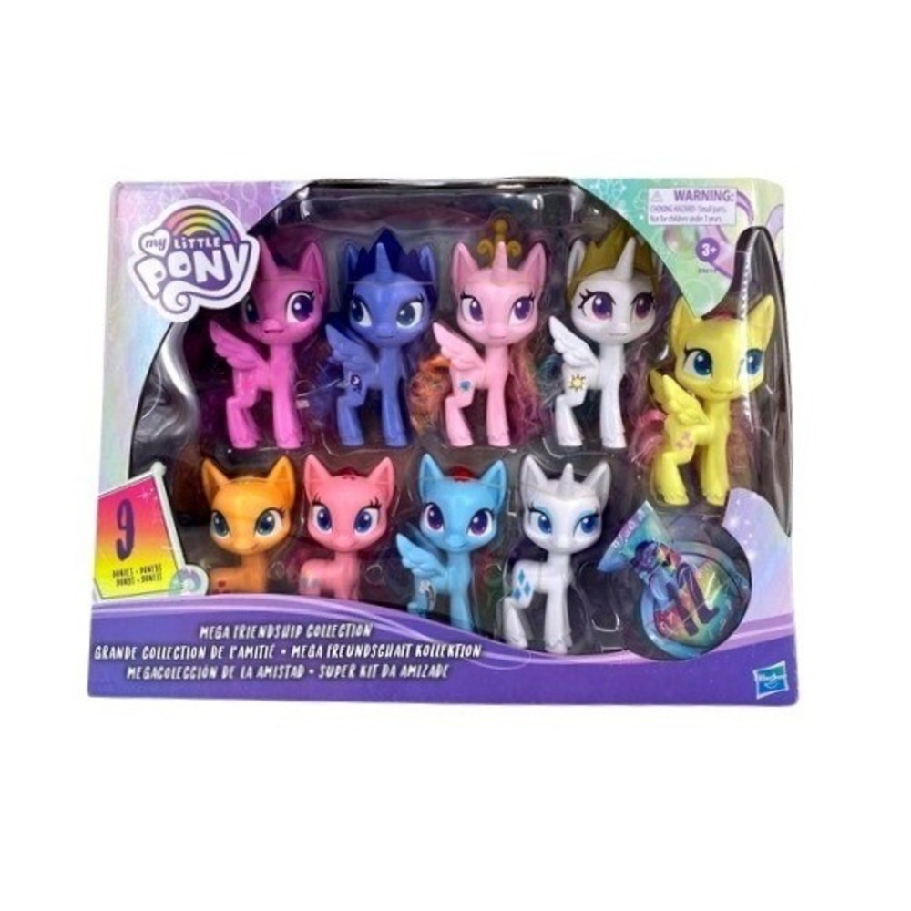 My Little Pony Mega Friendship Collection 5-Inch Figure 9-Pack New